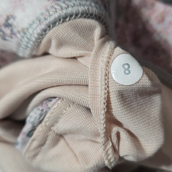 LULULEMON ENERGY BRA SUGAR CRUSH SIZE 8.    #7017 - Picture 9 of 10